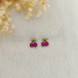 Brinco Cerejinha - <strong>Fuchsia</strong>