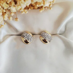 Brinco Elegance 4 Filetes Strass - <strong>Crystal</strong>