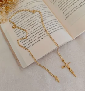 Marca Páginas Filha Amada - <strong>Dourado 06</strong>