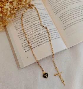 Marca Páginas Filha Amada - <strong>Dourado 07</strong>