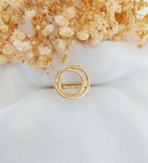 Anel Espiral Ladies - <strong>Dourado</strong>