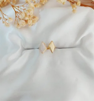 Anel Orgânico Resinado - <strong>Dourado</strong>