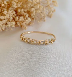 Bracelete HardWear Rép. Tiffany - <strong>Dourado</strong>