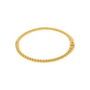 Bracelete Torcido Delicado - <strong>Dourado</strong>