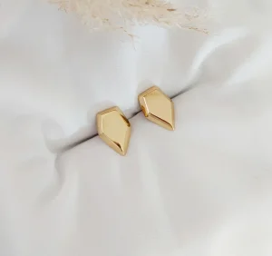 Brinco Escudo Alta Fusão - <strong>Dourado</strong>