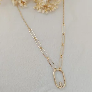 Colar Cartier Diamantada 45cm - <strong>Dourado</strong>
