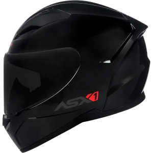 Capacete ASX City Solid Preto Brilho/Grafite
