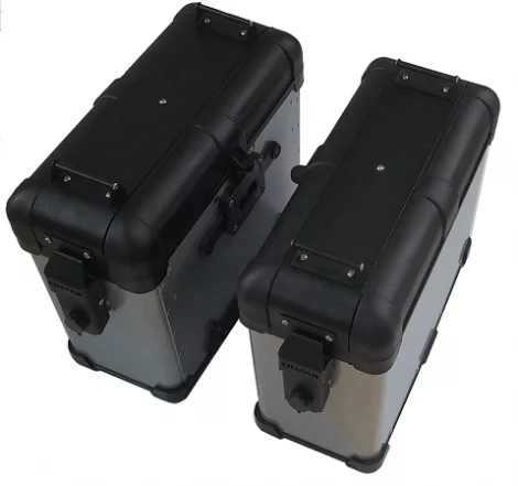 Bauleto Lateral Alumínio PAR 31L Prata Chapam - Spinelli Motos