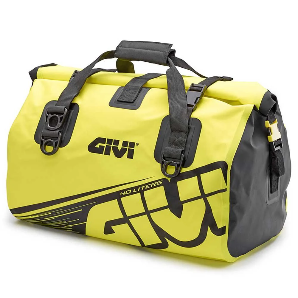 GIVI FLEX STEM イエロー Bolsa Cilindrica Impermeável EA115FL 40L Amarelo Neon Givi