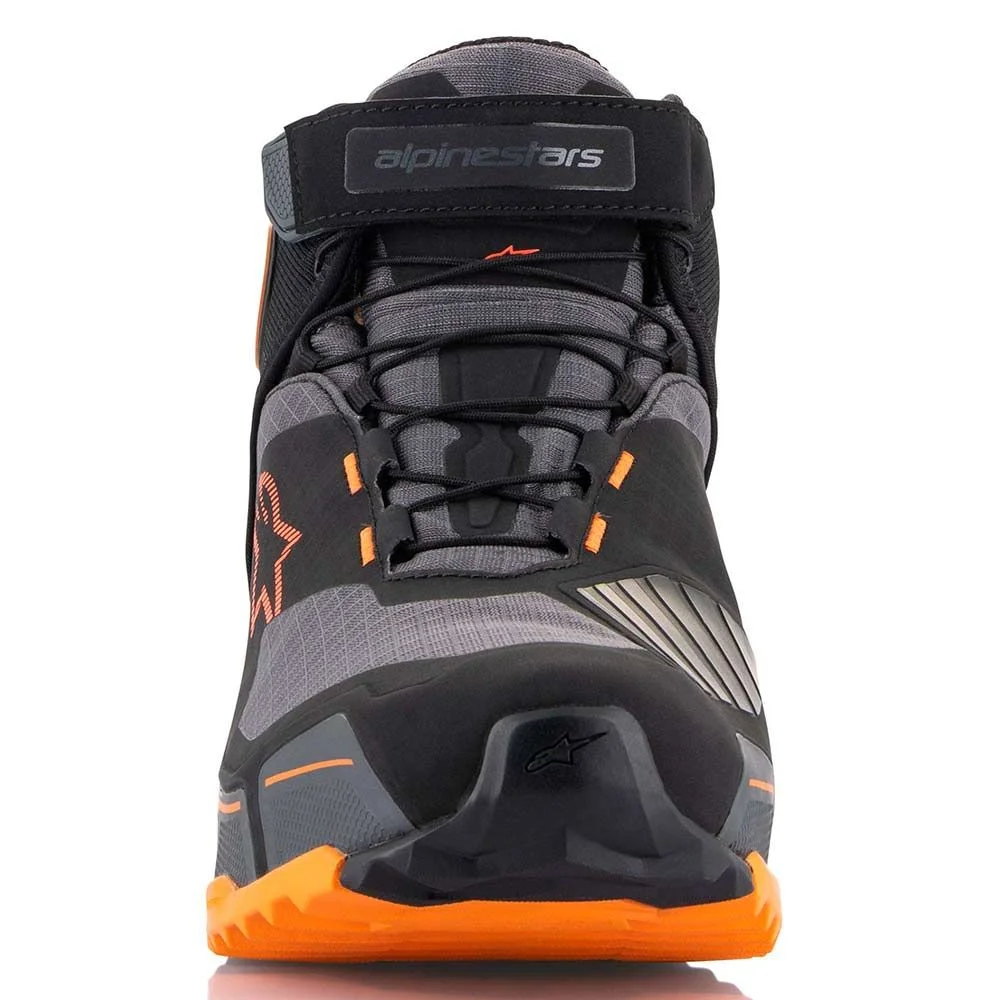 Bota Alpinestars CRX Drystar Preto/Marrom/Laranja - Spinelli Motos
