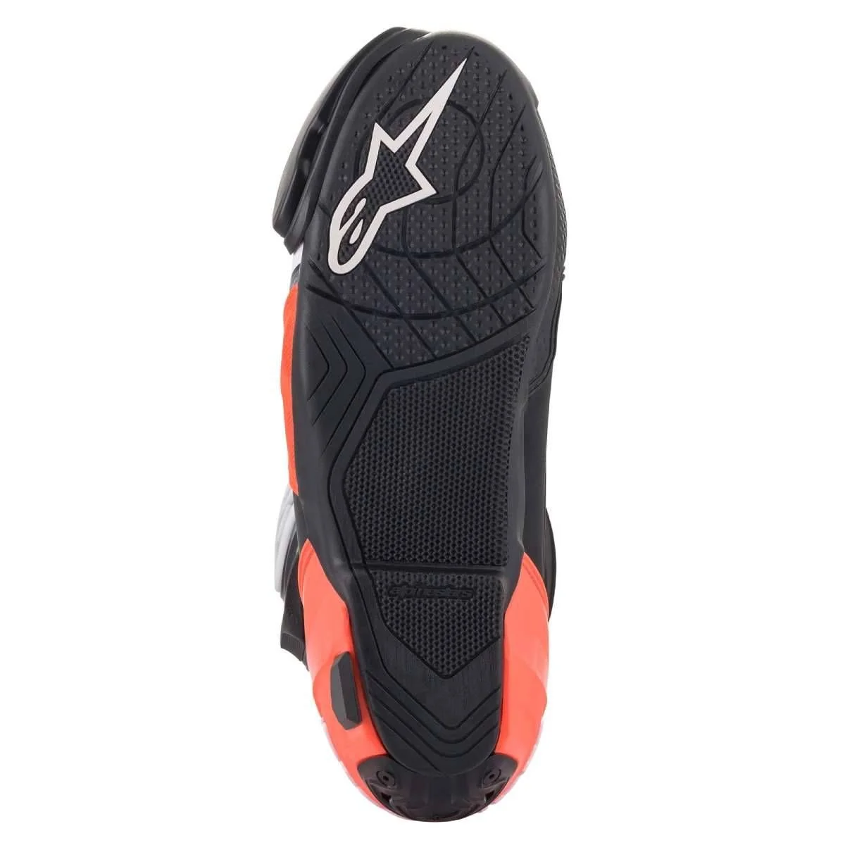 Bota Alpinestars Supertech R Preto/Vermelho Fluor/Branco