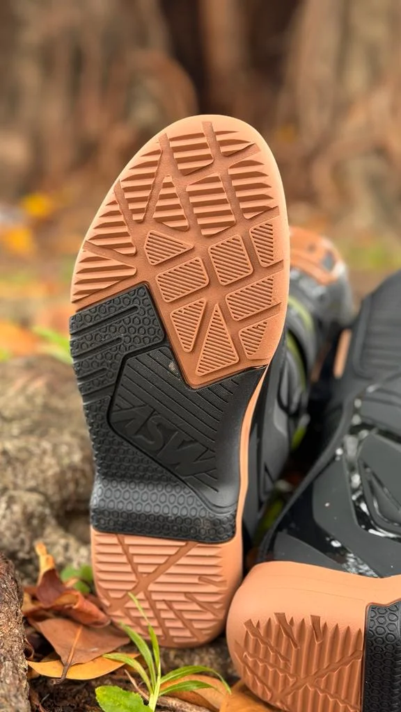 Bota ASW Elevate Enduro Preto/Verde Oliva - Spinelli Motos Boutique