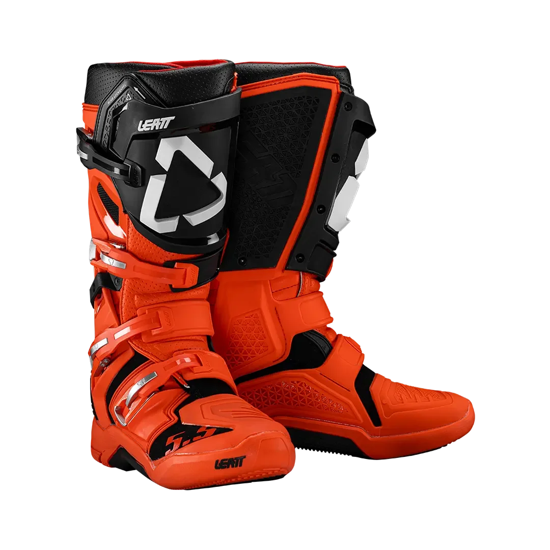 1045 フーツラライト 5号 Bota Leatt 5.5 Flexlock Laranja/Preto - Spinelli Motos Boutique