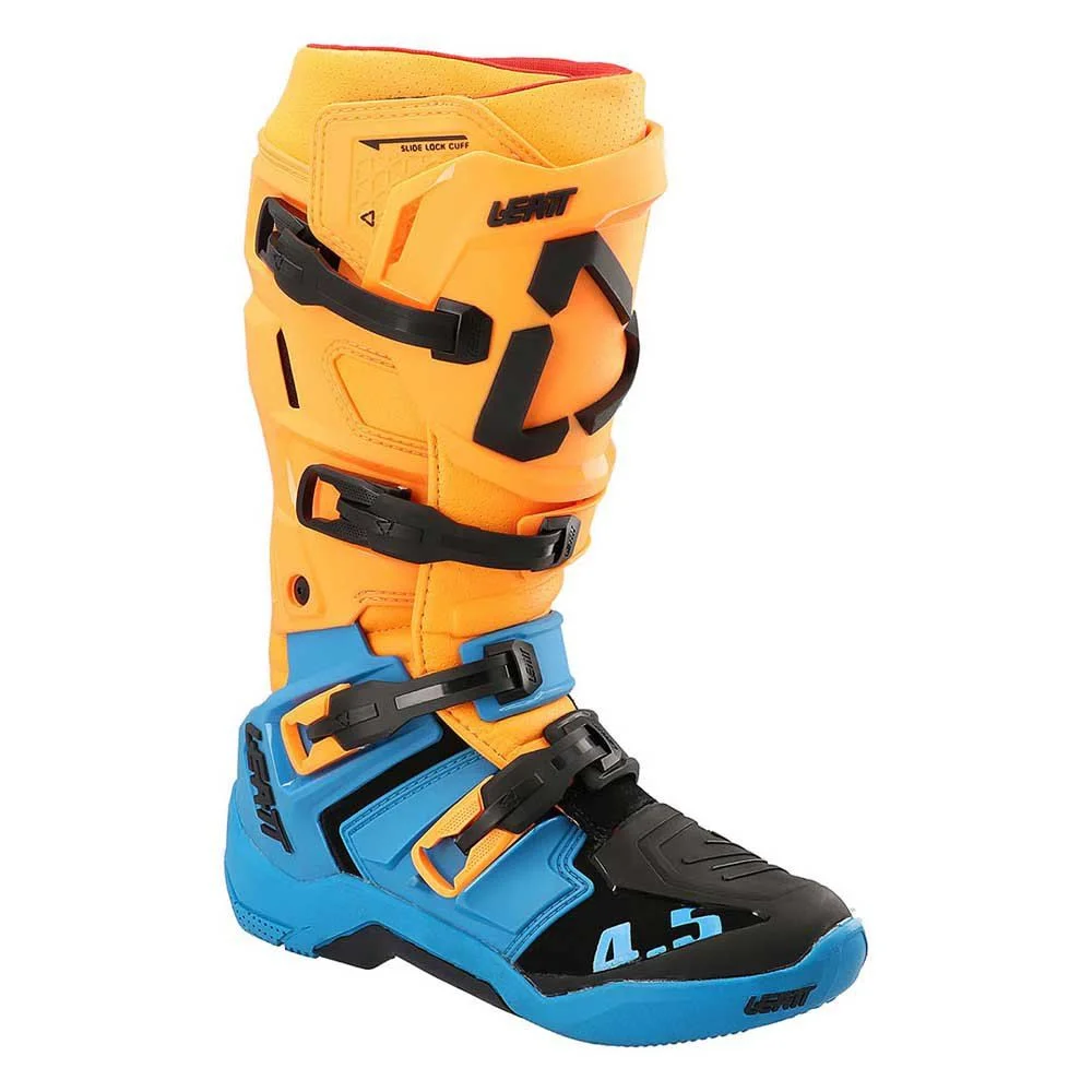 Bota Leatt 4.5 Azul/Laranja - Spinelli Motos Boutique