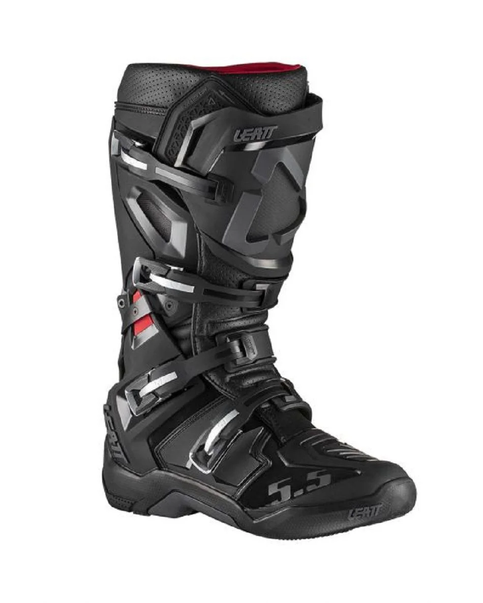 Bota Leatt 5.5 Flexlock Preto - Spinelli Motos Boutique