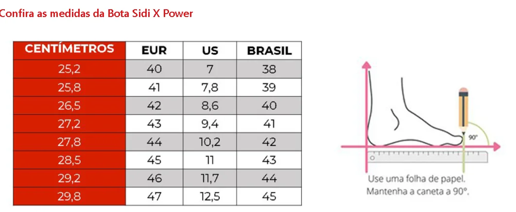 Bota Sidi X Power Preto - Spinelli Motos Boutique