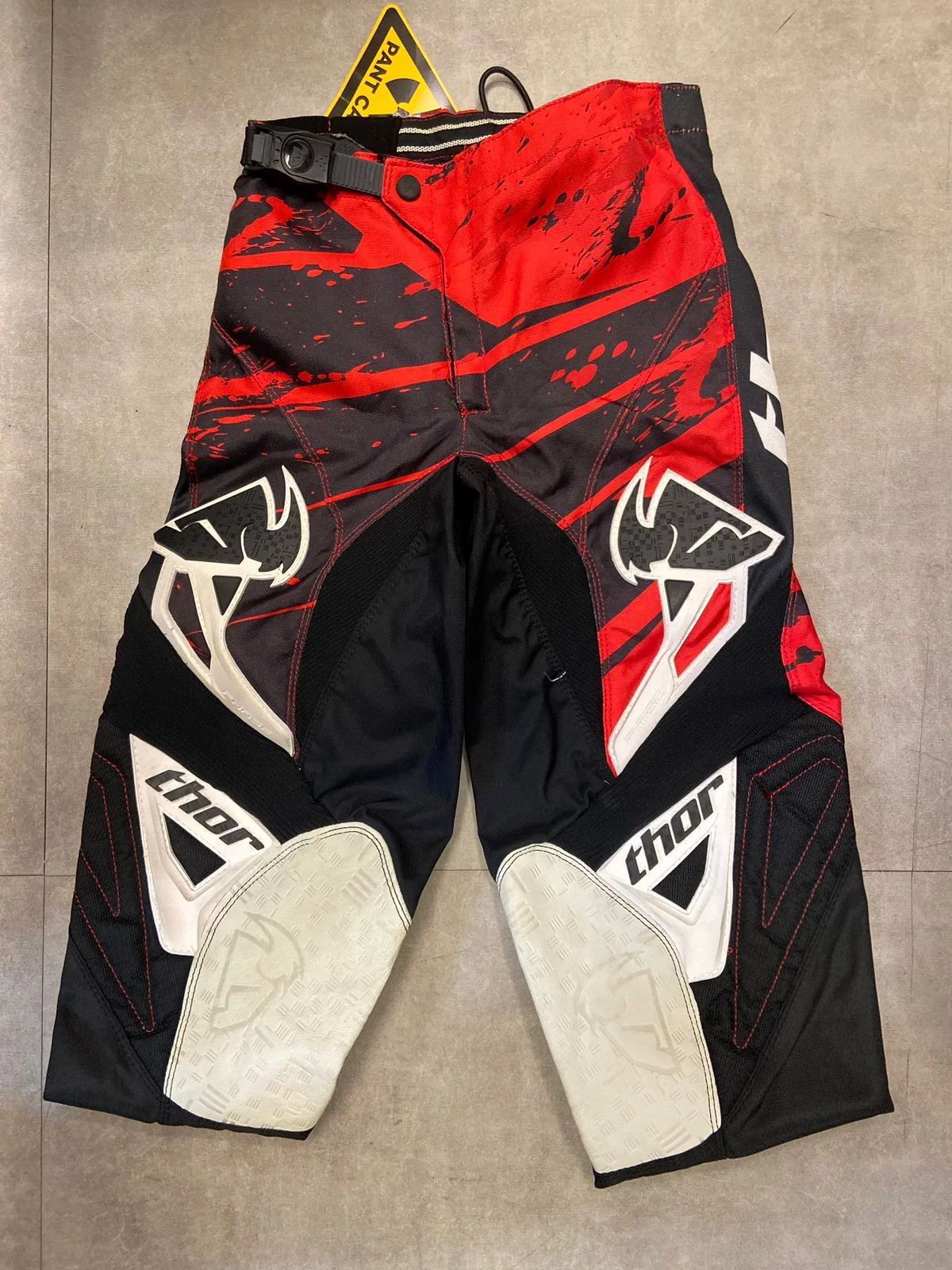 Calça Thor Juvenil S13 Splatter Vermelho - Spinelli Motos Boutique