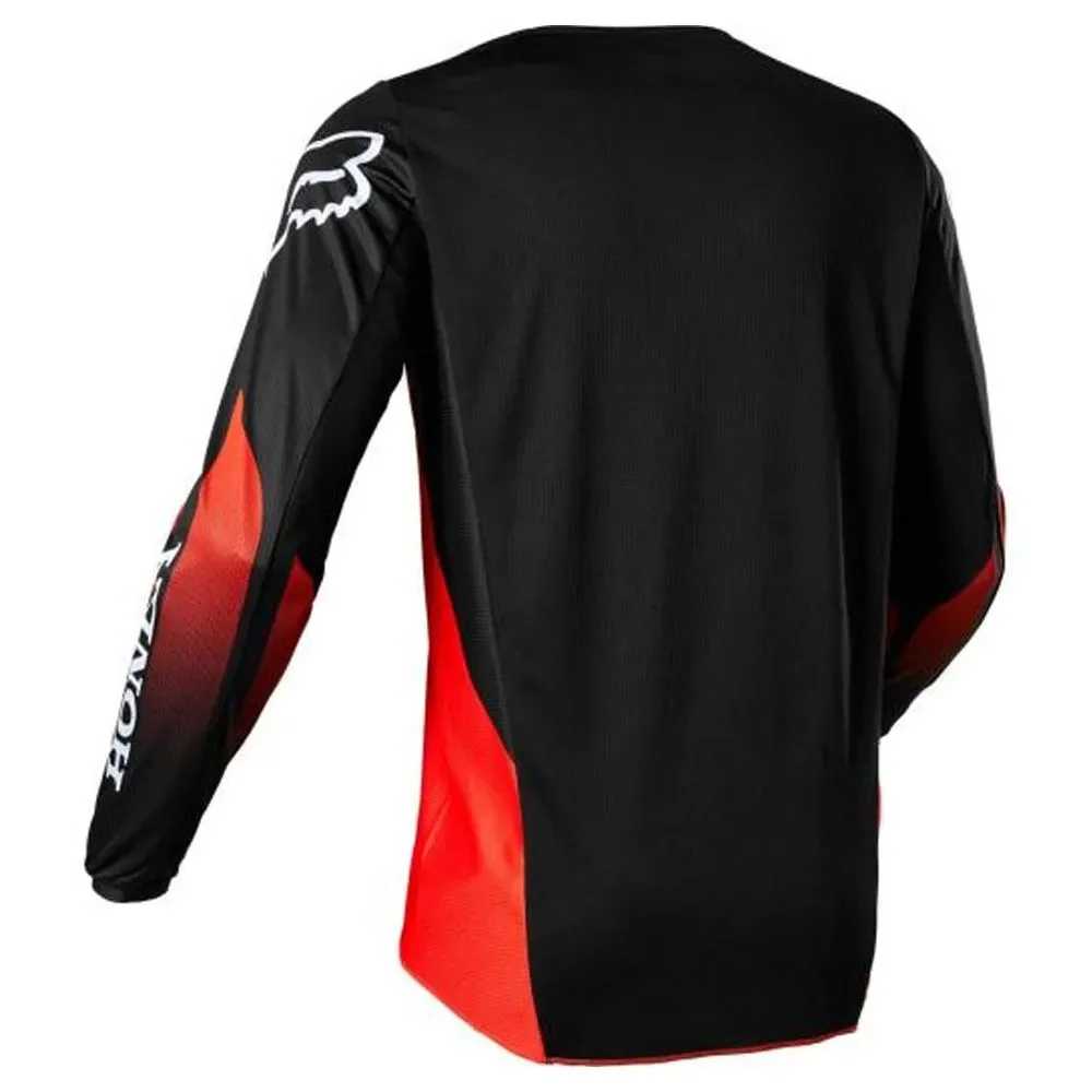 Camisa Fox 180 Honda Preto/Vermelho - Spinelli Motos Boutique
