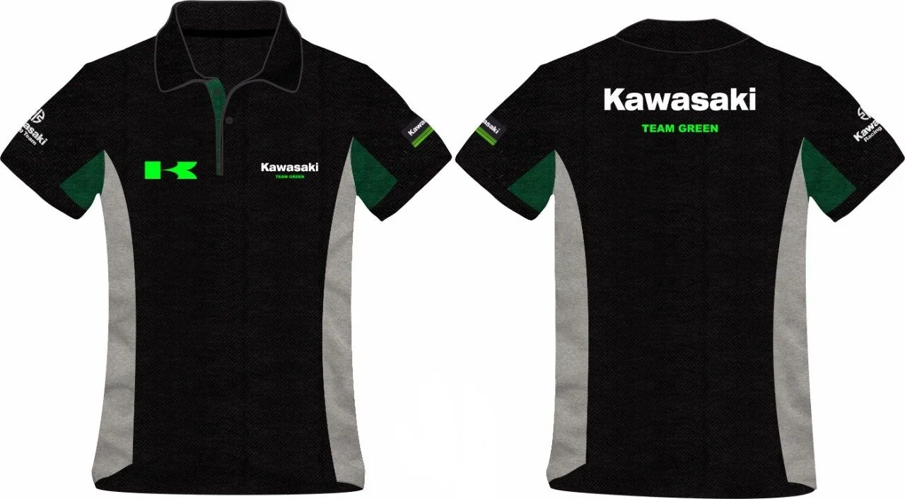 Camisa Polo All Boy Kawasaki Spinelli Motos Boutique