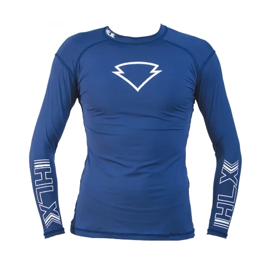 Camisa Segunda Pele HLX Manga Longa Unissex Moving Azul Marinho