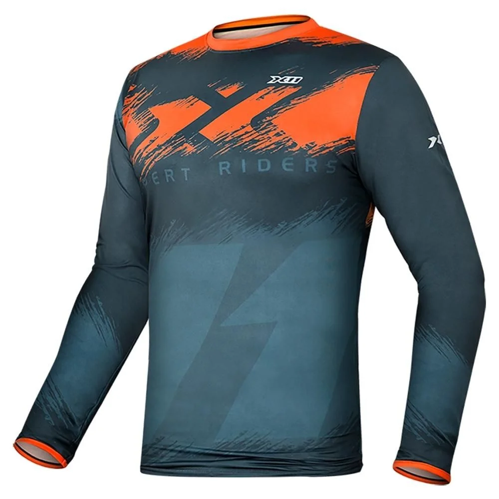 Camisa Segunda Pele X11 Sunprotec Rise Laranja - Spinelli Motos