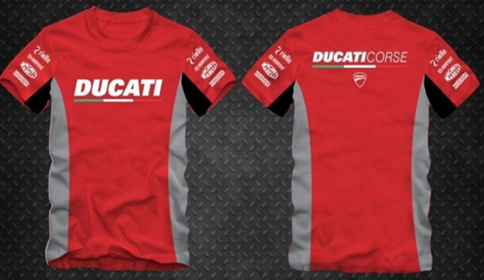 Camiseta All Boy 263 Masculina Ducati Vermelho - Spinelli Motos