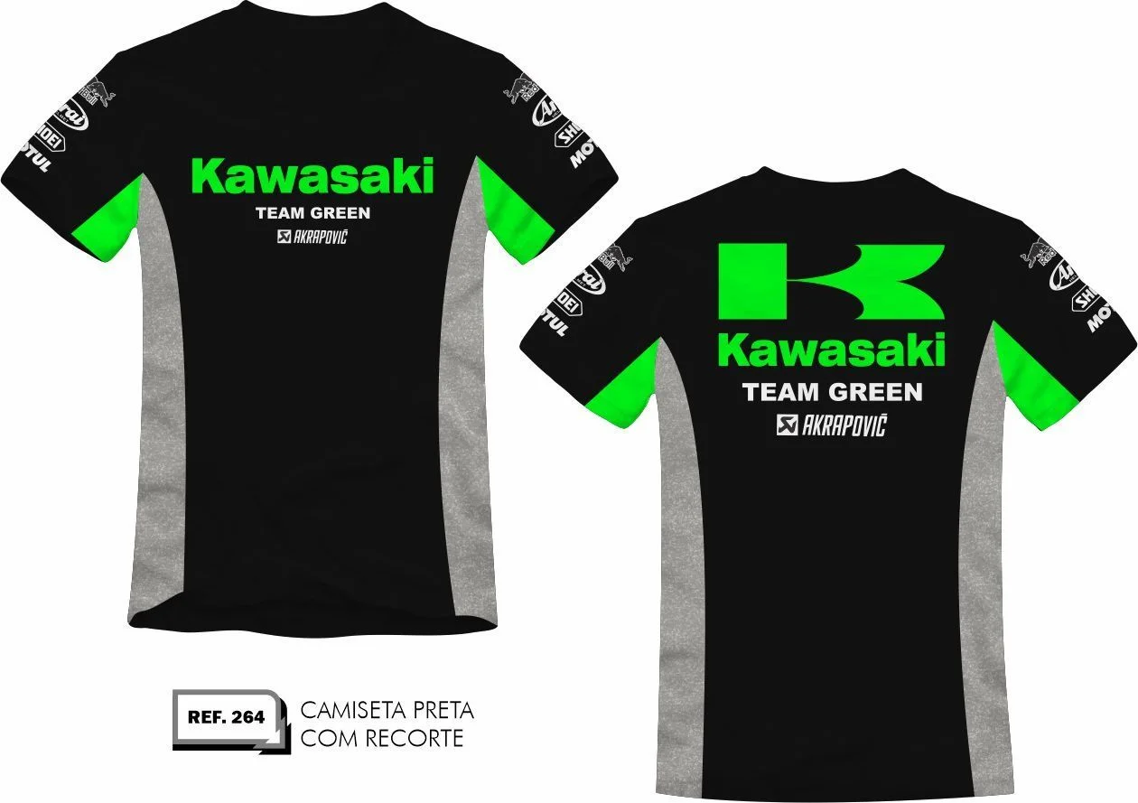 Camiseta kawasaki top