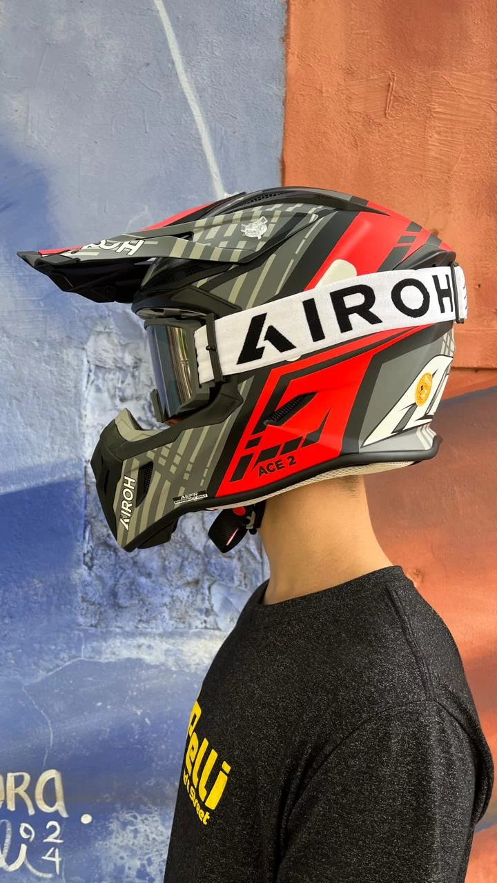 Capacete Airoh Aviator Ace 2 Proud Vermelho Fosco - Spinelli