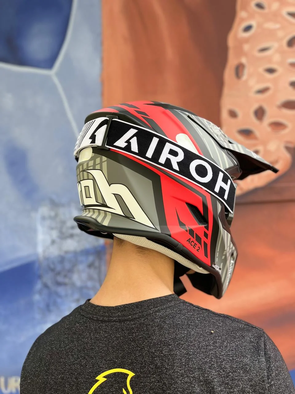 Capacete Airoh Aviator Ace 2 Proud Vermelho Fosco - Spinelli Motos
