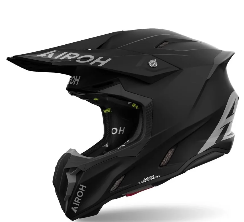 Capacete Airoh Twist 3 Monocolor Preto Fosco - Spinelli Motos Boutique