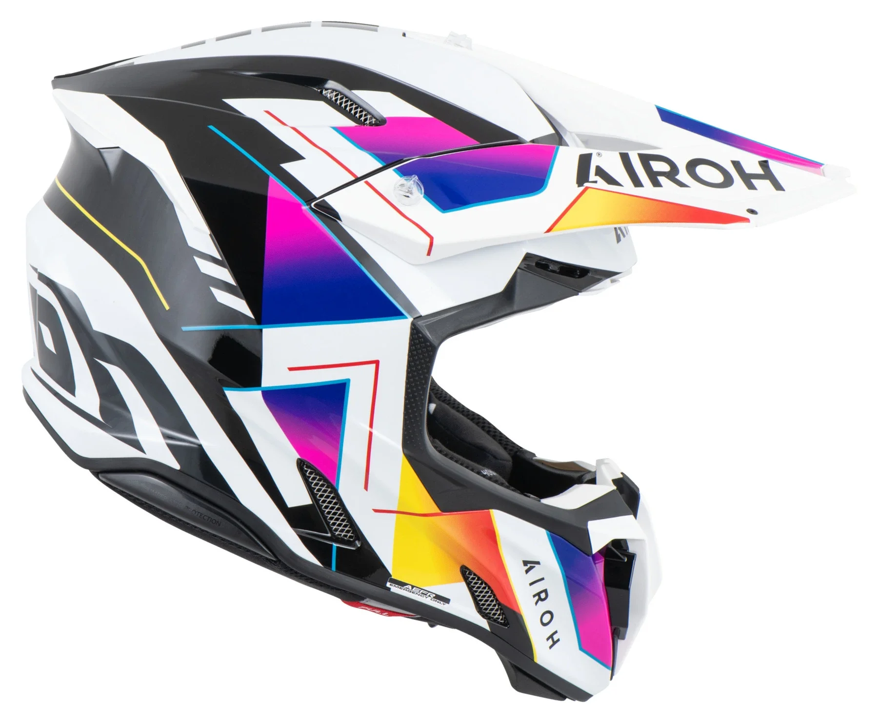 AIROH Twist3 Rainbow アイロー ツイスト3 Mサイズ Capacete Airoh Twist 3 Rainbow - Spinelli Motos Boutique