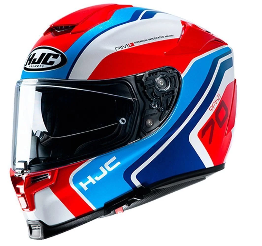 Capacete HJC RPHA 70 Kroon Vermelho/Azul/Branco - Spinelli Motos