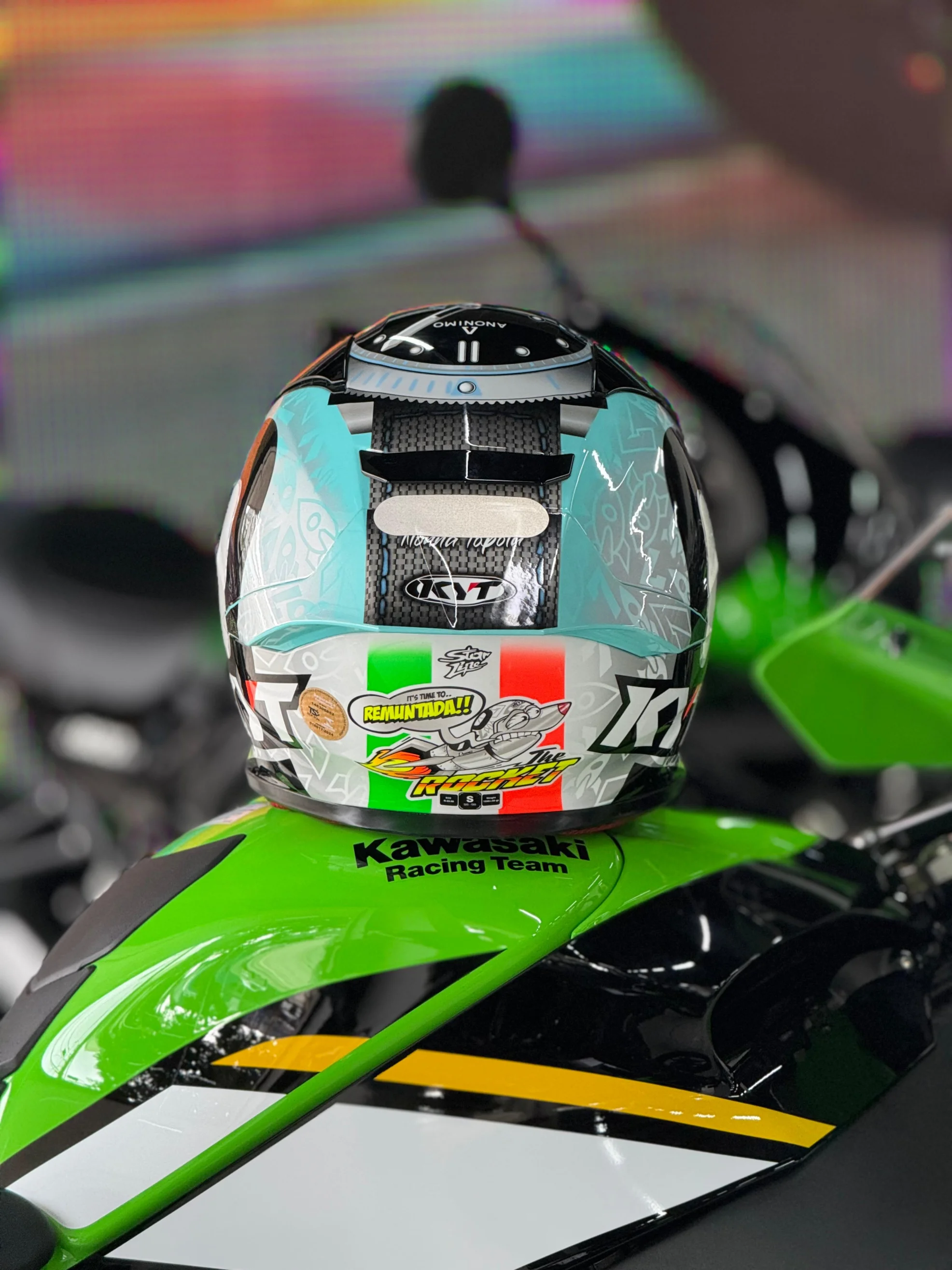 Capacete KYT R2R Max Foggia Misano 2022 - Spinelli Motos Boutique