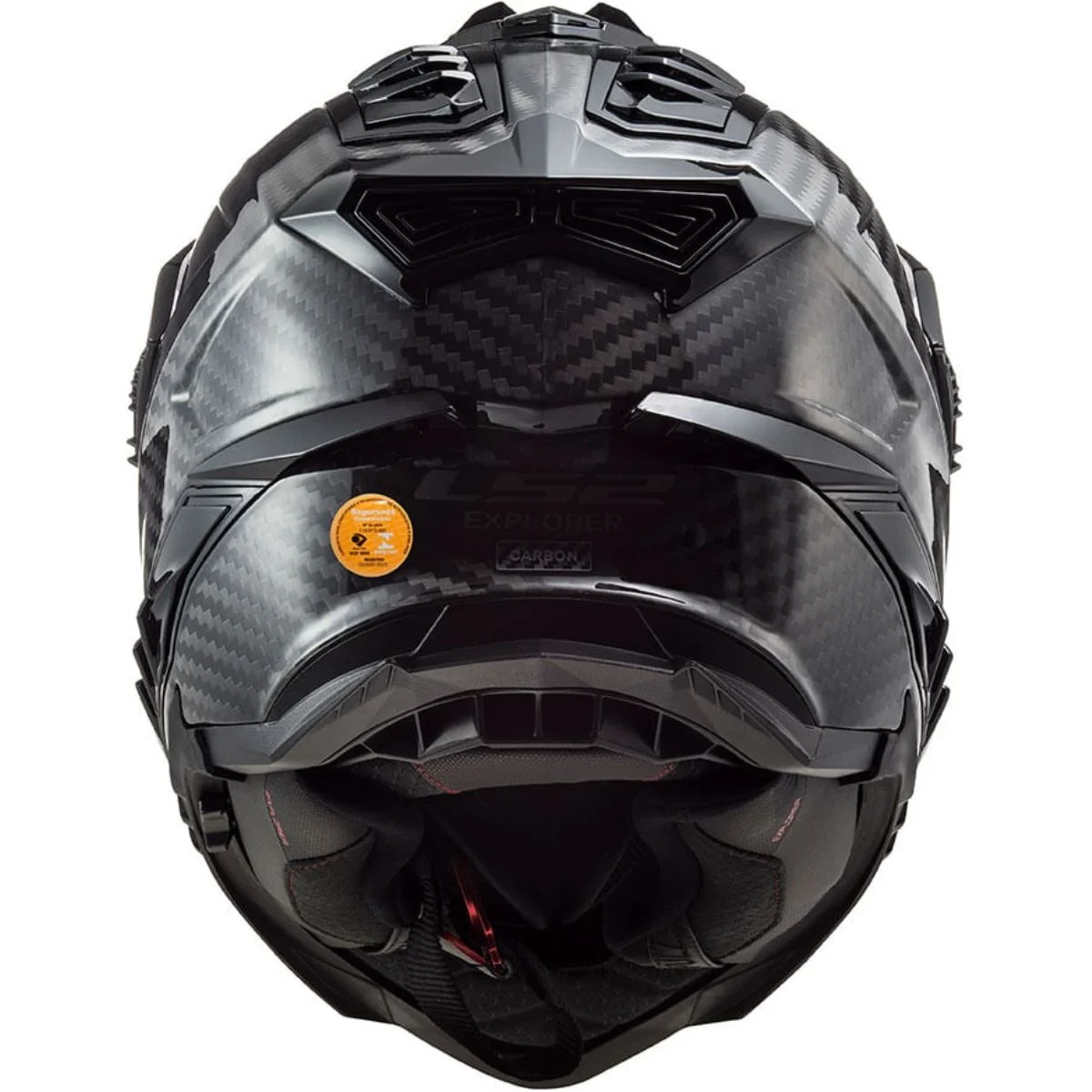 Capacete LS2 MX701 Explorer C Monocolor Preto Fosco (Carbono