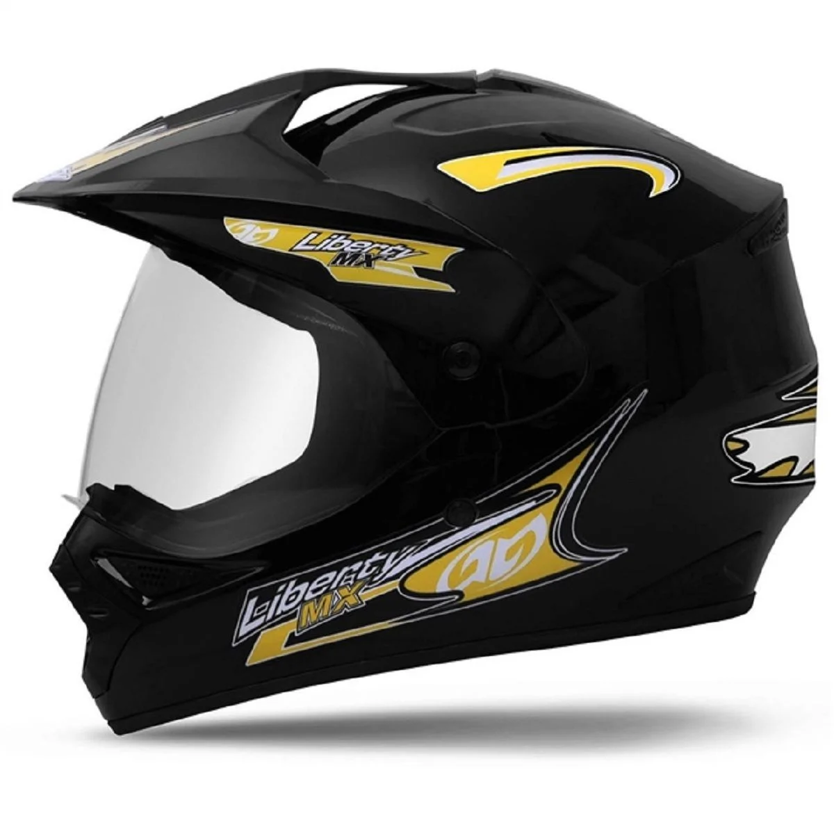 Capacete Pro Tork Liberty MX Pro Vision Preto - Spinelli Motos