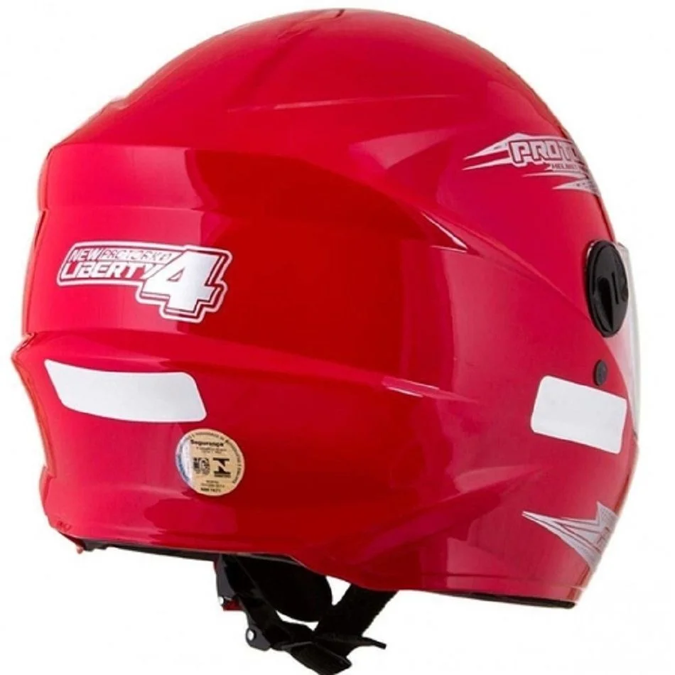 Capacete Pro Tork New Liberty Four Vermelho - Spinelli Motos Boutique