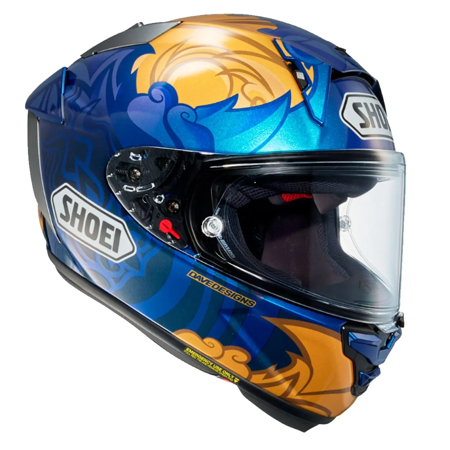 Capacete Shoei X-SPR PRO Marc Marquez Thai TC-2 (Multifibras