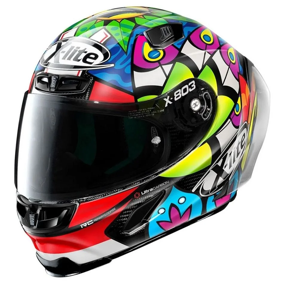 Capacete Nolan X-LITE X-803 RS Ultra Carbon Replica Chaz