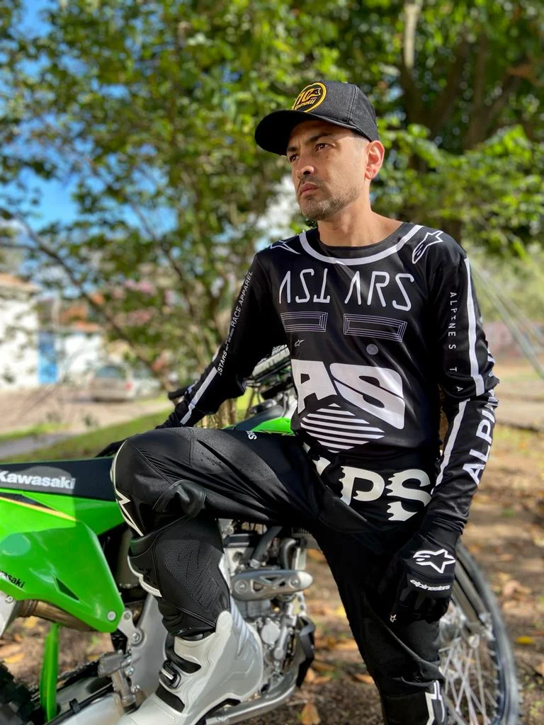 Conjunto Alpinestars Racer Found 23 Preto - Spinelli Motos Boutique