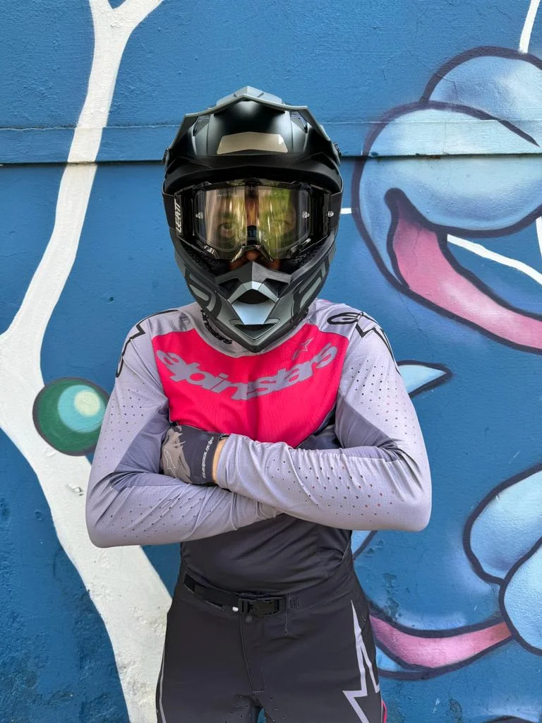 Conjunto Alpinestars Supertech Dade 24 Cinza/Vermelho - Spinelli