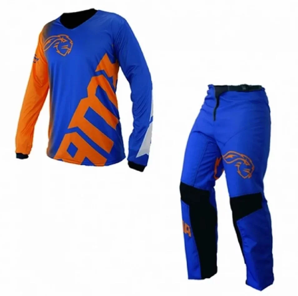 Conjunto AMX Infantil Classic Extreme - Azul/Laranja - Spinelli