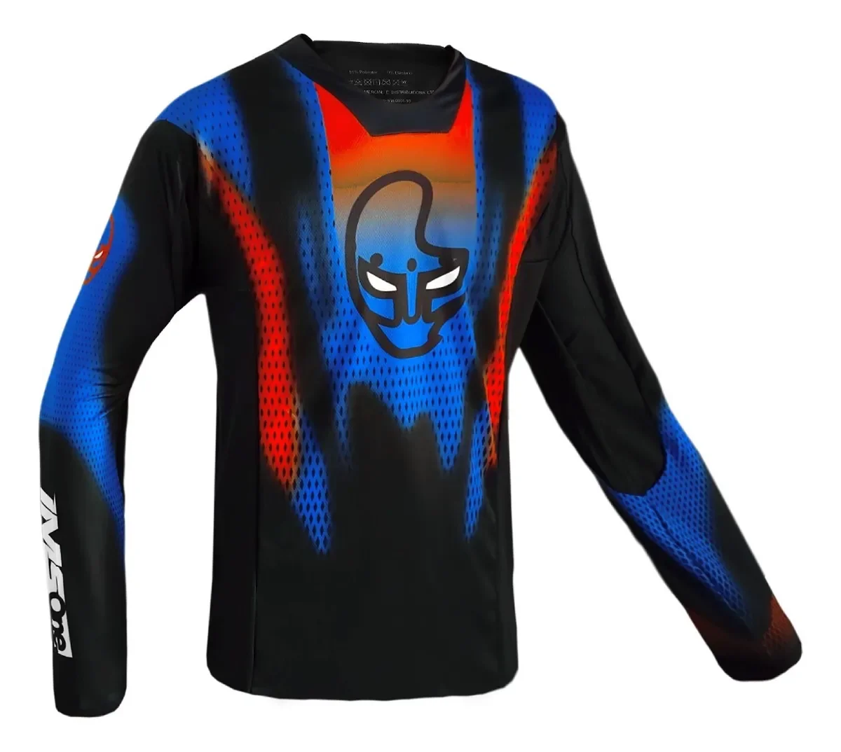 Conjunto IMS One Gladiador Azul/Vermelho - Spinelli Motos Boutique