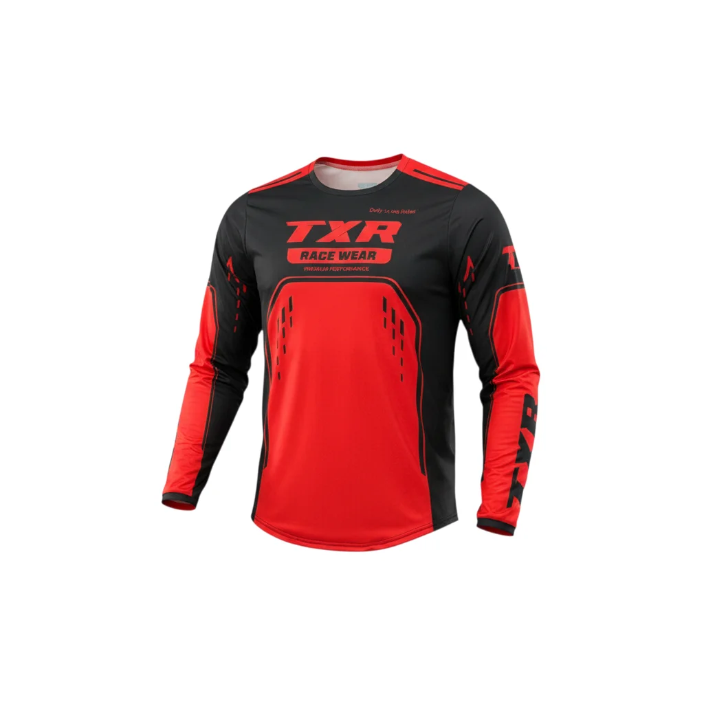 Conjunto TXR Slim Flex Premium Preto/Vermelho - Spinelli Motos