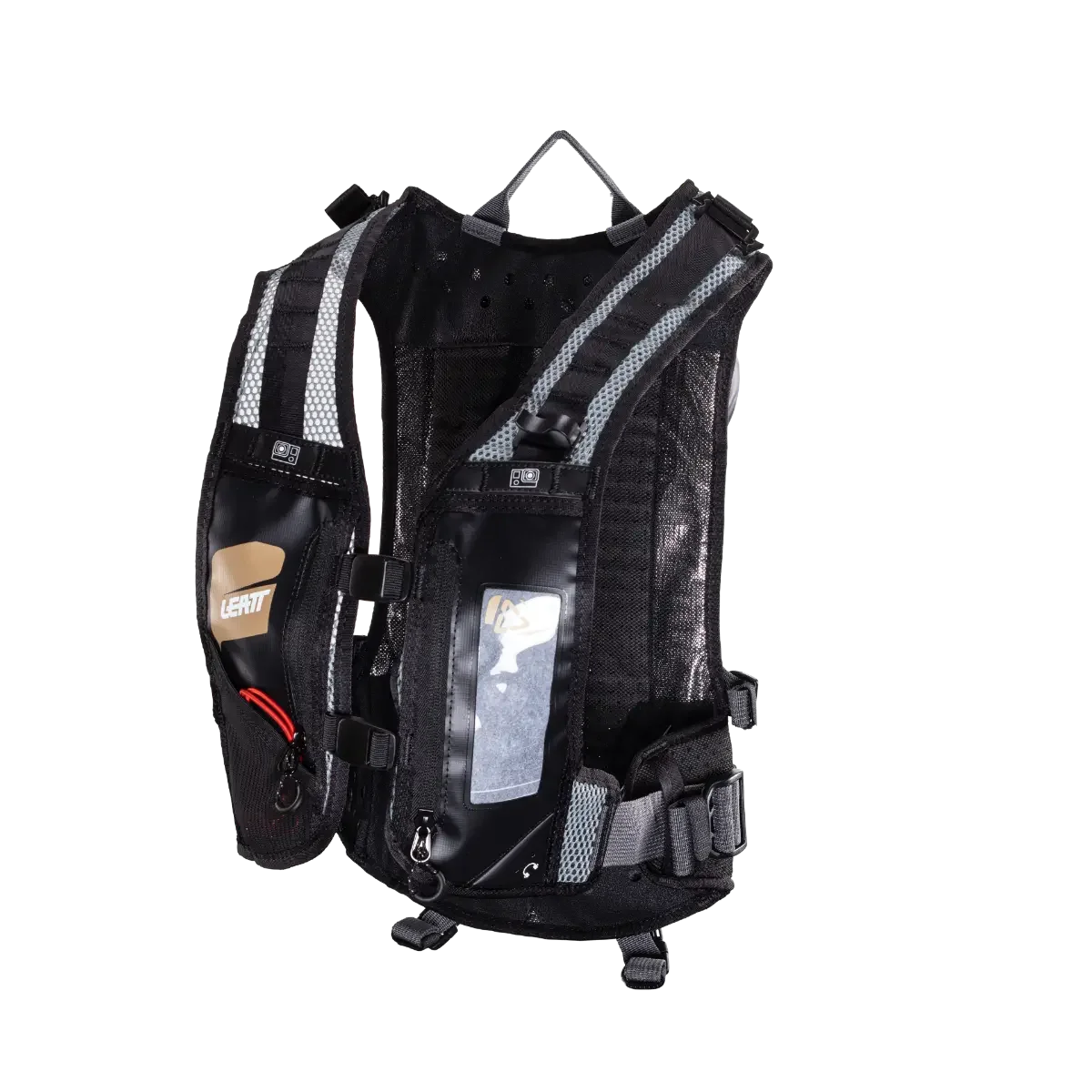Mochila de Hidratação Leatt Moto Hidradri WP 2.0 2l Preto/Dourado
