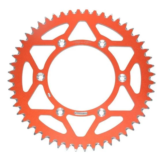 Coroa Alumínio KTM 125 á 525 /MXF 250 4T/2T 17 TM: 52D Laranja