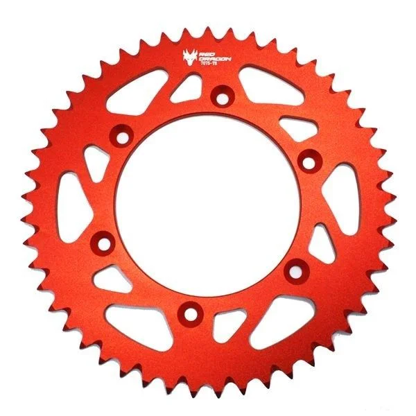 Coroa Alumínio KTM 65 SX - 51D Laranja - Red Dragon - Spinelli