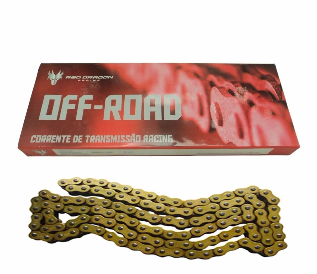 Corrente Transmissão Red Dragon 520H x 120L sem O-ring Max. 250cc