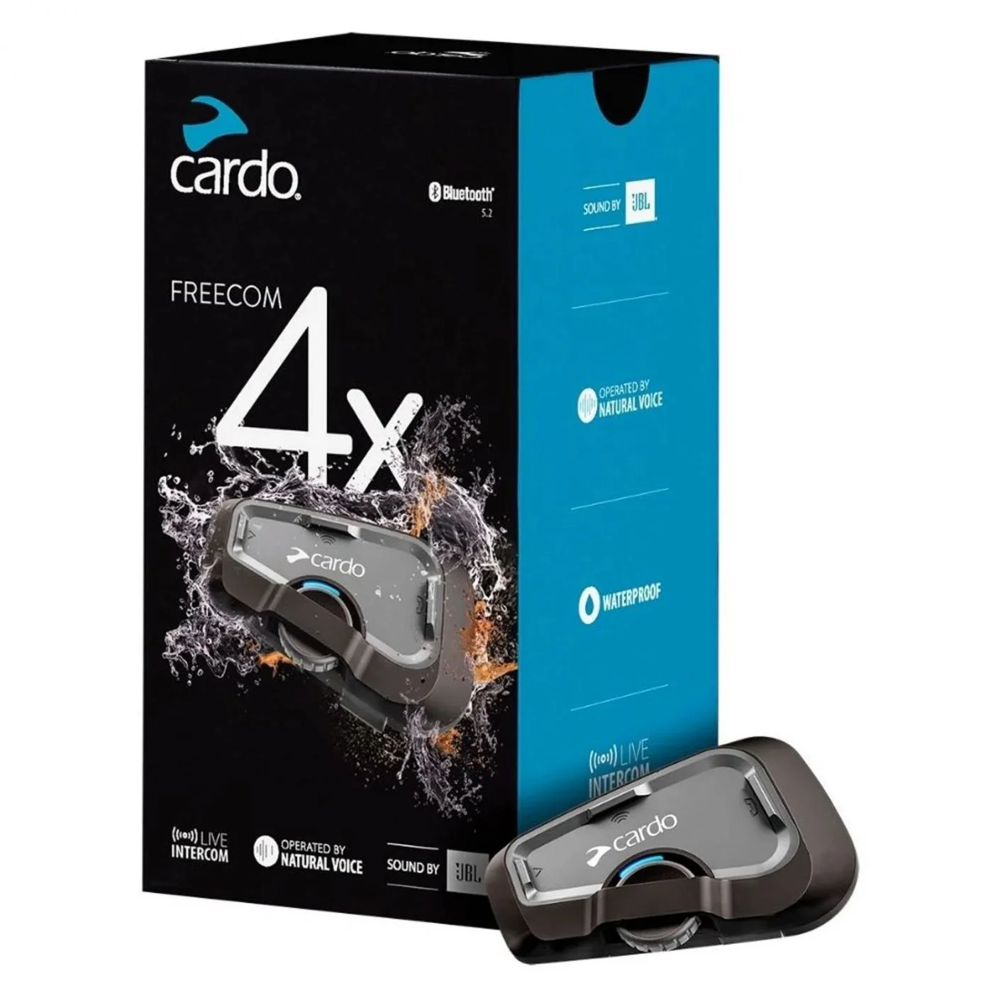 Cardo FREECOM4➕ Intercomunicador Cardo Freecom 4X Unitário - Spinelli Motos Boutique