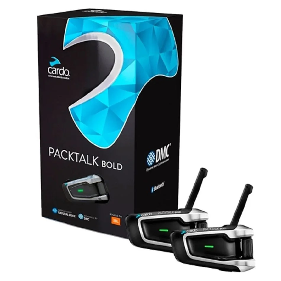 Intercomunicador Cardo Packtalk Bold JBL Duo - Spinelli Motos Boutique