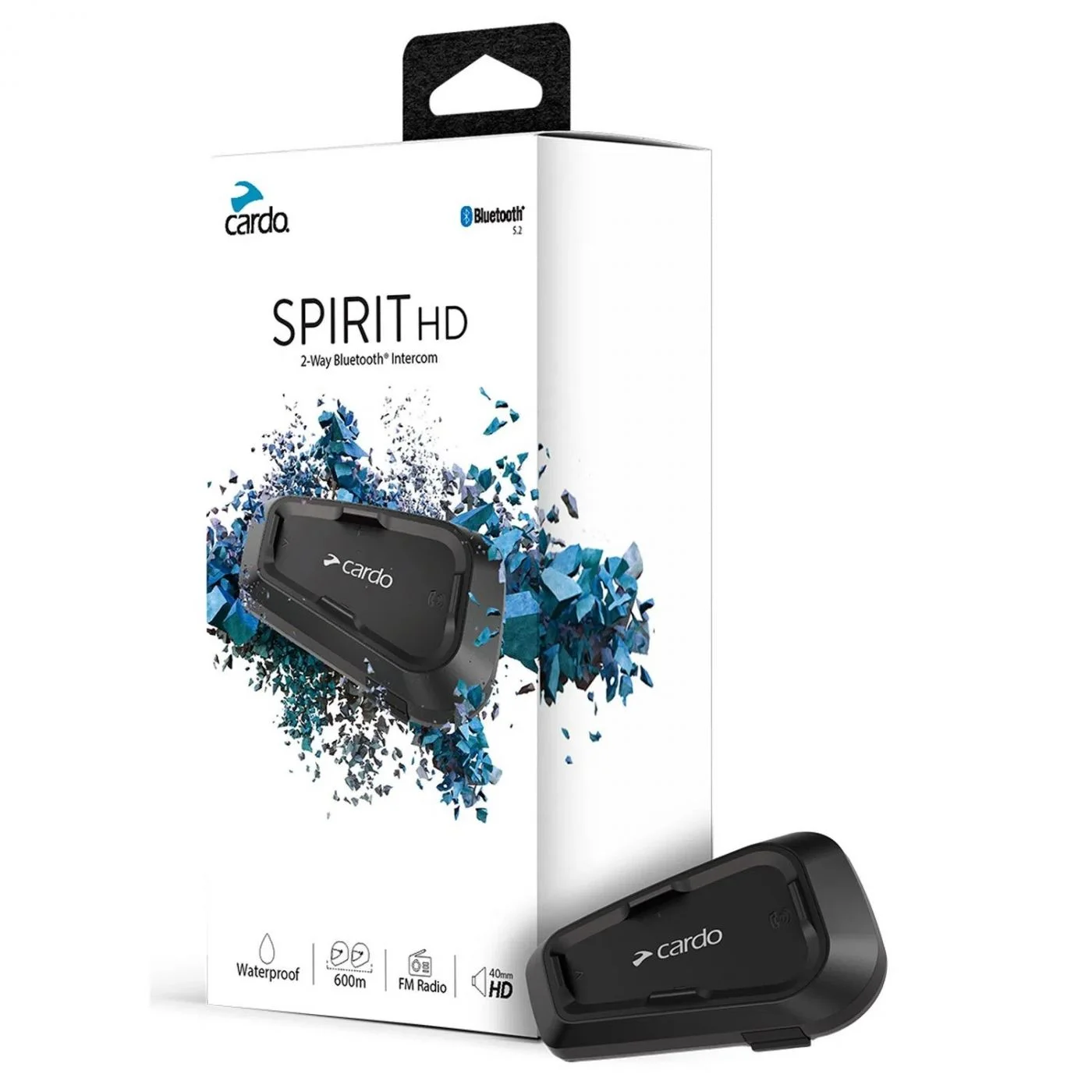 Intercomunicador Cardo Spirit HD Unitário - Spinelli Motos Boutique